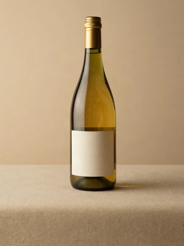 Botella de Chardonnay
