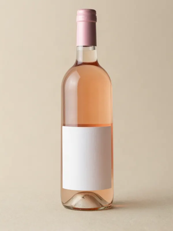 Botella de Rosado de Malbec